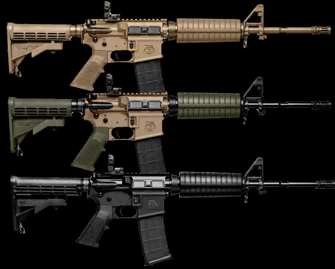 RA PATRIOT – carabine AR-15 Roland Arms în finisajele FDE, ODG și negru