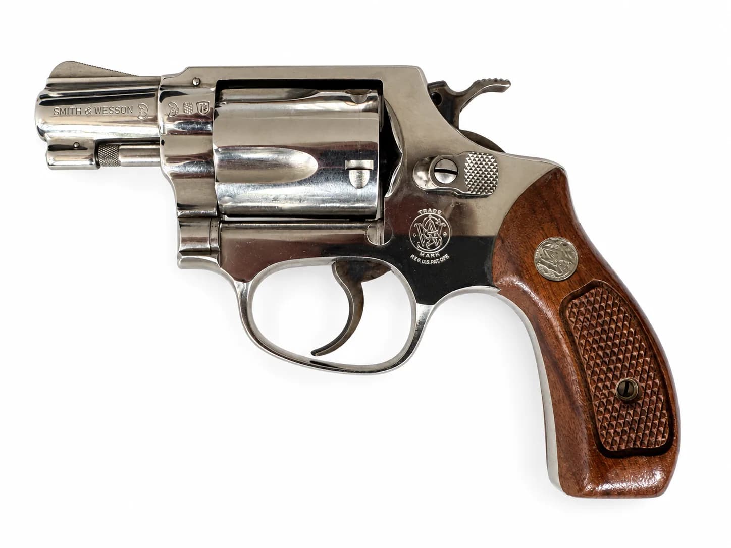 SMITH & WESSON 36, Nichel, Cal. .38 Spl